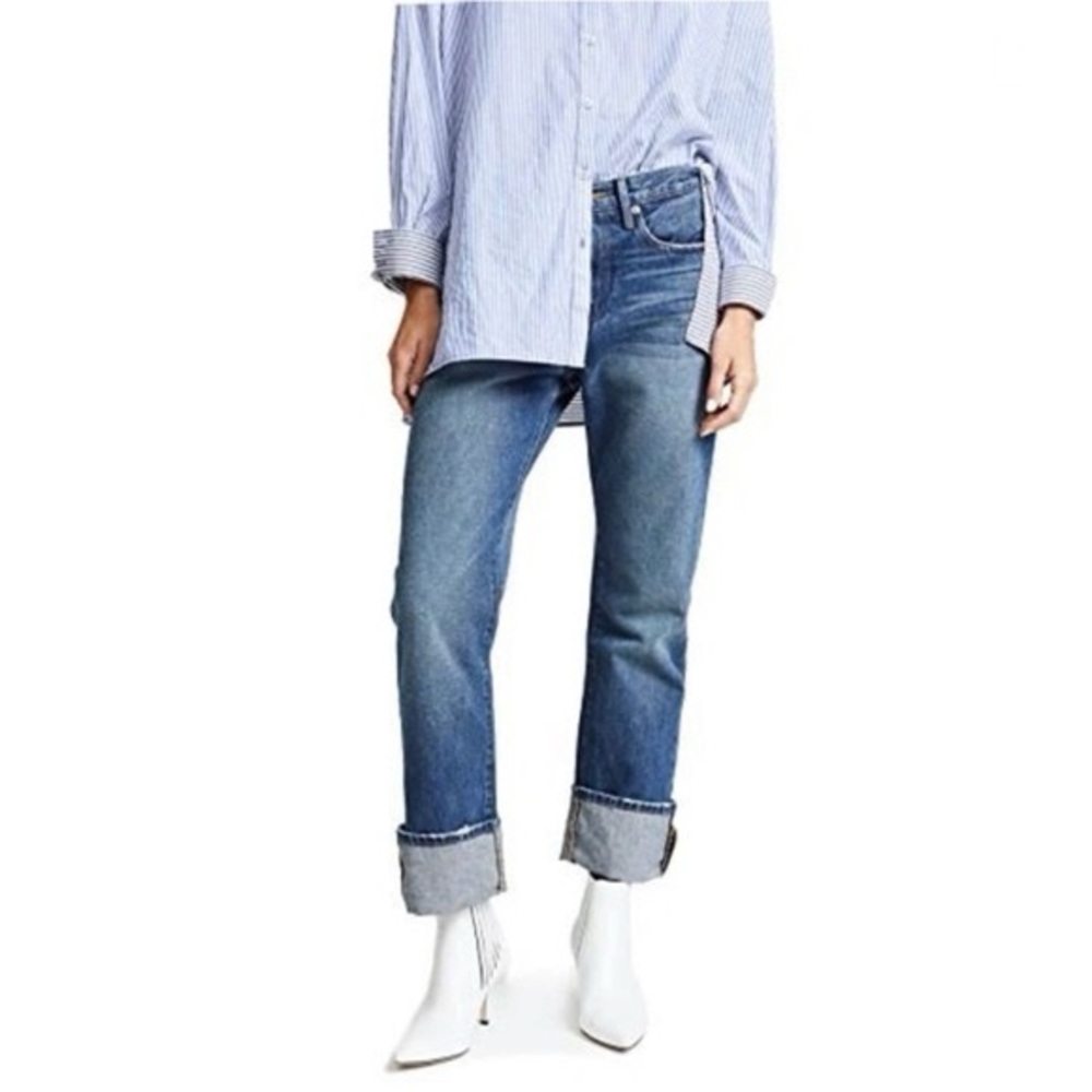 NWT Frame Denim Le Oversized Cuff Jeans